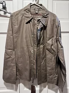 Men’s Brown Jacket Perry Ellis Size: M New - Picture 1 of 9
