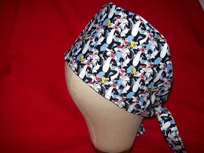 Men/Women Surgical Scrub Cap Lined Cartoon 100% Cotton - Image 1 of 3