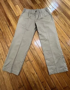 Lands End Khaki Pants Uniform Girl's Size 10 60% Cotton/40% Polyester - Picture 1 of 8