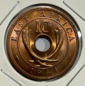 1964-H East Africa 10 Cents - Elizabeth II Coin - Bild 1 von 3
