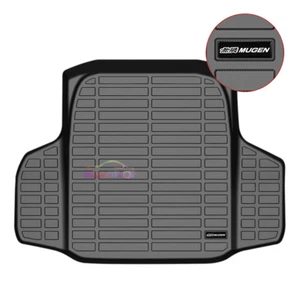 For 18-25 Accord 3D Black Rear Trunk Floor Mat Carpet Boot Tray TPE w/ Mugen - Picture 1 of 2