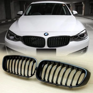 2014-2018 Fits BMW F34 Gloss Black Front Kidney Grill ABS 335i 328i GTxDrive - Picture 1 of 8