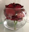Rose im Glas*Kunstblume*Seidenblume*Tischdekoration*Deko*Blumenstrauß*Blumen