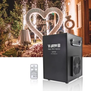 VShow 2pcs Cold Spark Machine 900W Stage Effect Firework Machine for Wedding - Picture 1 of 13