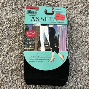 Assets by Sara Blakely Lucky Leggings Black 209 Size 1 Textured - Picture 1 of 2