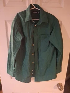 Camisa de vestir verde manga larga chaps niños talla 14/16 - Imagen 1 de 2