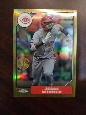 2022 Topps Chrome - 1987 Topps Baseball Jesse Winker #87BC-16 - Image 1 of 2