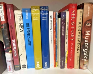 Russian Composer Biography Book Bundle Prokofiev, Tchaikovsky, Stravinsky, Music - Picture 1 of 4