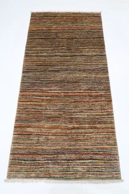 Alfombra de corredor tribal Gabbeh Hallway de 6 pies alfombra de lana... - Imagen 1 de 4