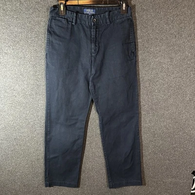 Ralph Lauren Polo Niños Azul Marino Chino Pantalones Talla 16 Regular Informal Foto 1 de 4