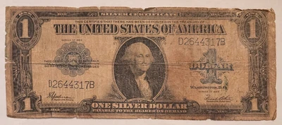 1923 $1 Silver Certificate Speelman White note FR 237 D/B Block Large Size Bill - Image 1 of 4