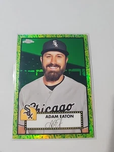 Refractor 70 aniversario cromo platino verde y amarillo 2021/99 Adam Eaton - Imagen 1 de 2