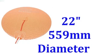22" 559mm Diameter 1300W w/ NTC100K Thermistor 3M JSR CE UL Silicone Heater - Picture 1 of 12
