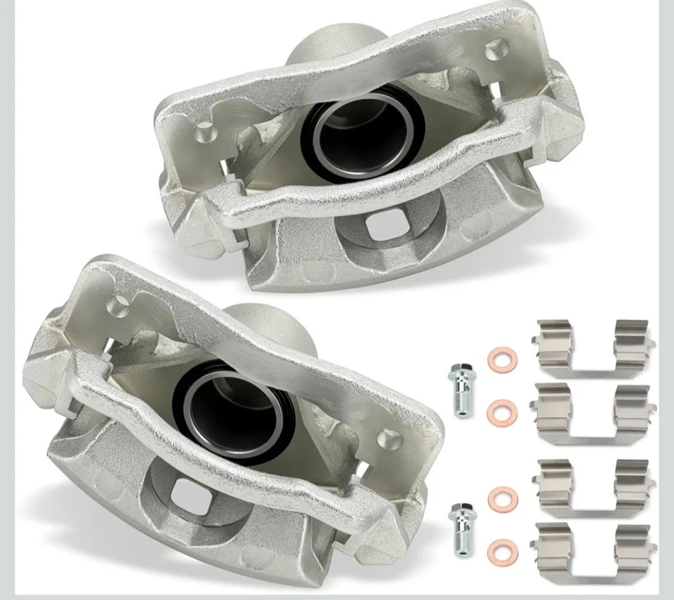 Par de pinzas de freno delanteras con soporte para Honda Civic 1996-2011 Insight Acura EL Foto 1 de 4