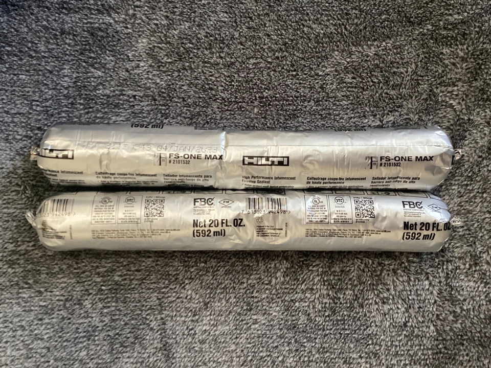 2 Tubes FS-ONE MAX Firestop Sealant  - 2101532 - Image 1 of 1