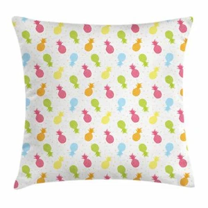Pineapple Throw Pillow Cases Cushion Covers by Ambesonne Accent Decor 8 Sizes - Picture 1 of 31