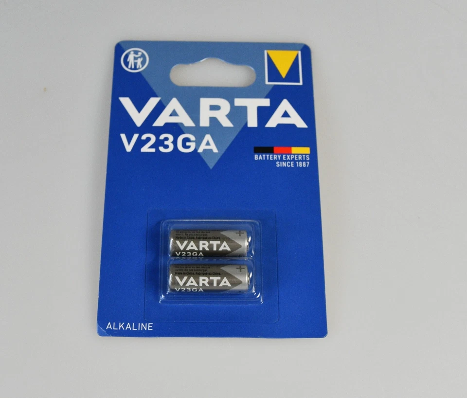 2 Stück 12V Batterie  Varta   23AE A23 VA23GA  LRV08  23A L1028 P23GA - Bild 1 von 1