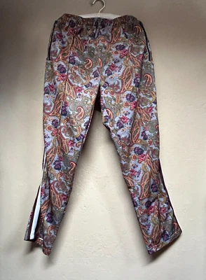 Urban Outfitters Straight Leg Paisley Floral Print Track Pants Large Mid-Rise - Image 1 of 4