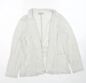 Marks and Spencer Womens Grey V-Neck Viscose Blend Cardigan Size 16 - Picture 1 of 10