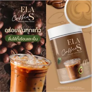 3x Caffè Istantaneo Polvere Mix Bevanda Avocado Senza Zucchero Controllo Fame Dieta ELA S. - Foto 1 di 7