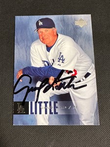 Grady Little Signed 2006 Upper Deck Card Auto Los Angeles Dodgers Autograph COA