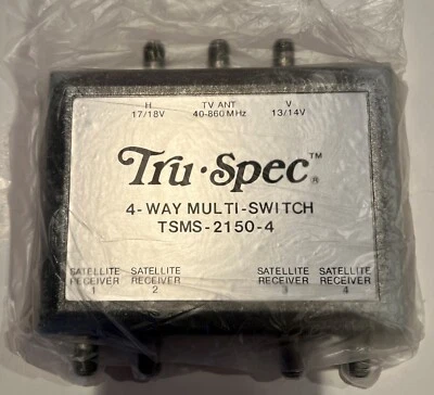 PICO Tru-Spec  TSMS-2150-4 Multi-Switch 4-Way With Installation Instructions NEW - Image 1 of 4