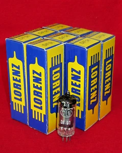 1x DF91 LORENZ NOS NEU Röhre geprüft Tube 1T4 NEW 1F3 Valve Valvula Valvola - Picture 1 of 1