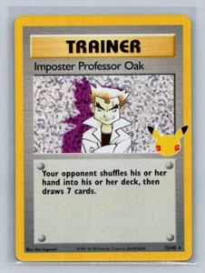 Imposter Professor Oak Celebrations: Classic Collection 73/102 NM Holo Rare - Picture 1 of 2