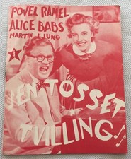 I dur och skur Povel Ramel Alice Babs Sven Lindberg 1953 Danish Movie Program