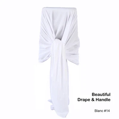 Tecido de jersey de malha sedosa, material de costura elástica vestuário, roupa corporal, 10x10cm - Imagem 1 de 3