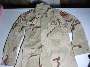 army issue DCU (desert combat uniform) with patches - Picture 1 of 9
