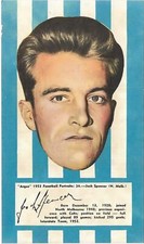 1953 Argus Football Portraits (34) Jock SPENCER North Melbourne *