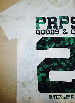 PRPS GOODS CO. Dirty White Mens ( XL ) Extra Large T Shirt Orig. $98+100% Cotton - Image 1 of 4