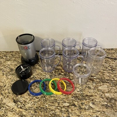 Cuchillas base y accesorios Magic Bullet MB1001 probados funciona Foto 1 de 4