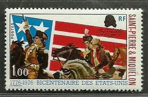 ST. PIERRE & MIQUELON 1976 Very Fine Mint LH Stamp Scott # 447 CV 7.00 $ - Picture 1 of 2