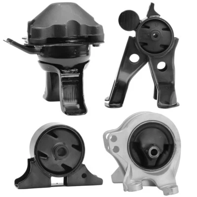 Soportes de motor y montaje de transmisión 4 piezas para Mitsubishi Galant 06-04 V6-3,8 L Foto 1 de 4