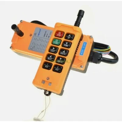 12-24VDC 10 Channels 1 Speed industrial wireless Hoist Crane Remote Contoller-- - Image 1 of 4