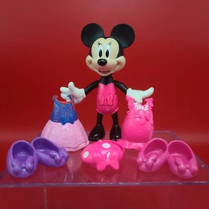 Disney Minnie Mouse bambola a scatto e posa con vestiti, scarpe e cappello articolo 2016 # DT491 - Foto 1 di 10