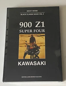 KAWASAKI BLACK CLASSIC BOOK VOL 3 WITH DVD Z1 900 MICKY HESSE OWNER'S MANUAL - Foto 1 di 7