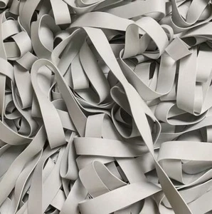 8mm Rubber Swimwear Elastic, Off-White, 5m Length Pre-Cut - Imagen 1 de 2