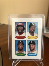 2023 TOPPS HERITAGE BASEBALL. DICK ALLEN/LUIS ROBERT/JIMENEZ/MONCADA STAMPS CARD
