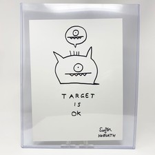 David Horvath & Sun Min Kim - Original Ugly Doll Drawing - Target - Signed 