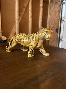Vintage UCTCI Japan 7" TIGER Ceramic Figurine Extremely RARE Gorgeous! - Picture 1 of 5