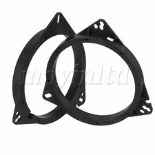 2pcs 6.5" Special Car Speaker Mount Plates Adapters Bracket Ring Black
