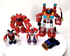 Lot de 5 robots Playskool Heroes Transformers Heatwave jouet testé pièces manquantes