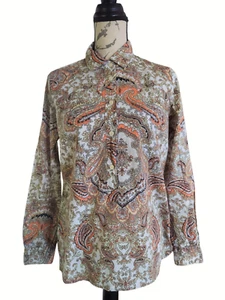 J. Camisa Henley de cachemira de cinco botones para mujer CREW talla pequeña - Imagen 1 de 12