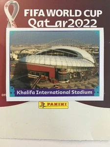 ESTADIO INTERNACIONAL KHALIFA, PEGATINA PANINI, COPA MUNDIAL DE LA FIFA QATAR 2022 #FWC12 - Imagen 1 de 1