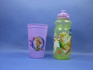 Disney Tinker Bell Fairy Fairies Tumbler Cup & Sport Water Bottle, ZAK BPA FREE - Picture 1 of 11