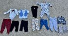 6-9 Months Baby Boy Lot, 1 Shirt, 3 Bodysuits, 6 Pants, And 2 Shorts - Preowned