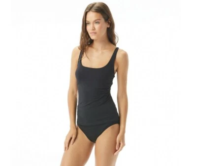 Топ танкини через плечо Carmen Marc Valvo черный размер M 0608 - Изображение 1 из 2